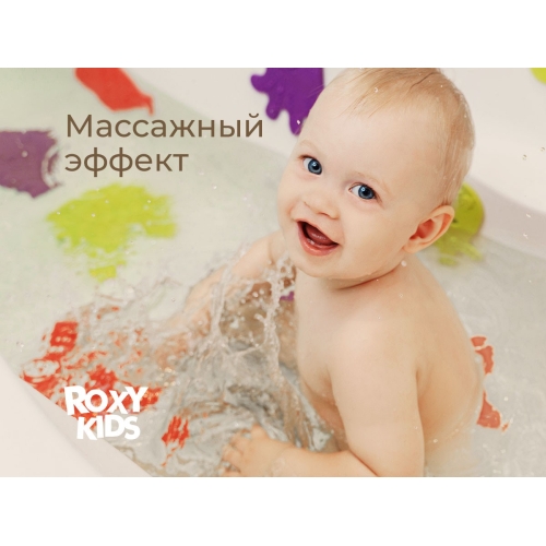 Антискользящие Мини-Коврики Roxy-Kids Для Ванны. Цвета В Ассортименте. 8 .