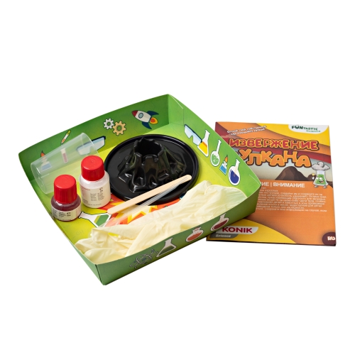 Konik Science Набор Для Детского Творчества И Экспериментов «Извержение Вулкана» Sse017