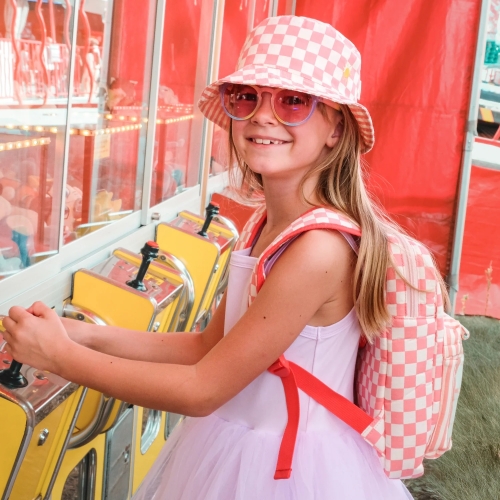Candy Stripe Reversible Bucket Hat 7-10 Years