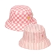 Candy Stripe Reversible Bucket Hat 7-10 Years