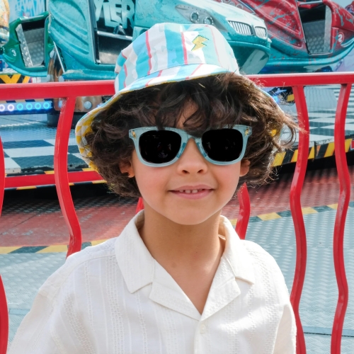 Lightning Stripe Reversible Bucket Hat 7-10 Years