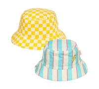 Lightning Stripe Reversible Bucket Hat 7-10 Years