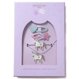 Unicorn Hair & Jewellery Set