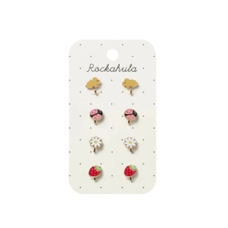 Spring Garden Clip On Earrings